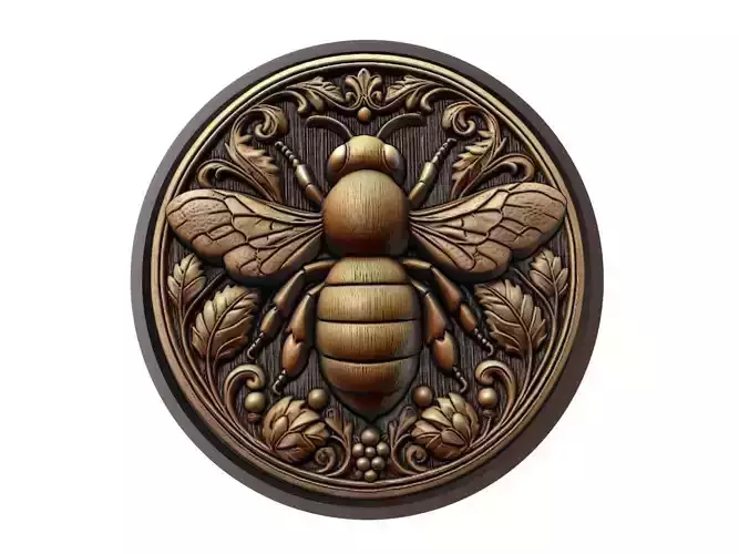 Bee Animal Medallion