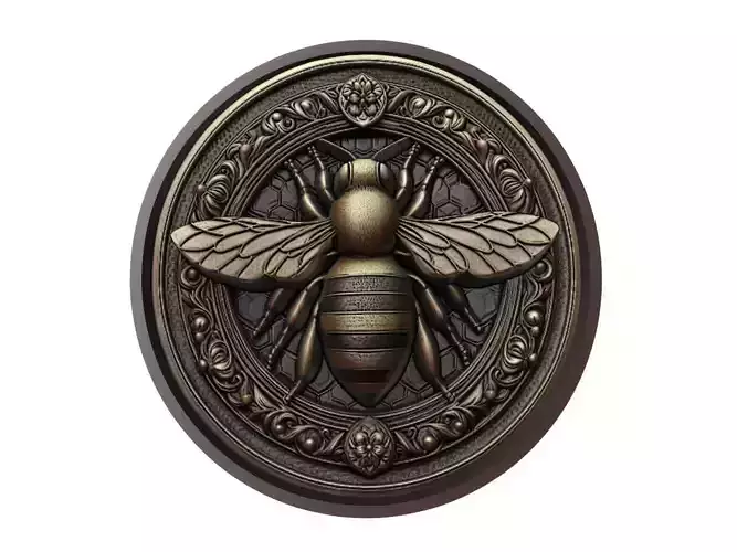 Bee Animal Medallion
