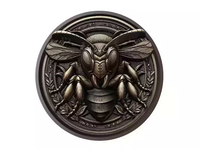 Hornet Animal Medallion