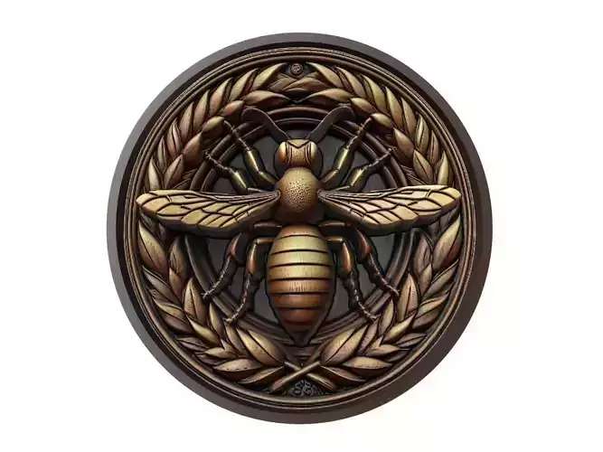 Hornet Animal Medallion