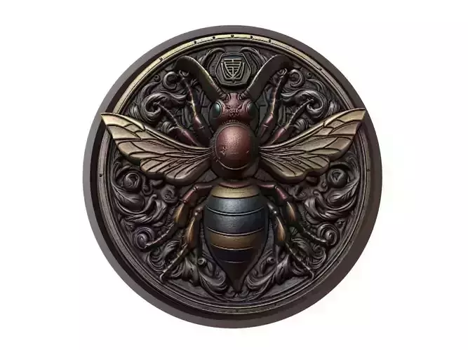 Hornet Animal Medallion