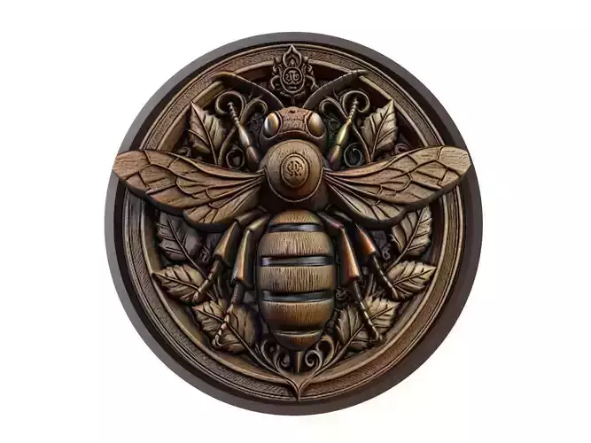 Hornet Animal Medallion