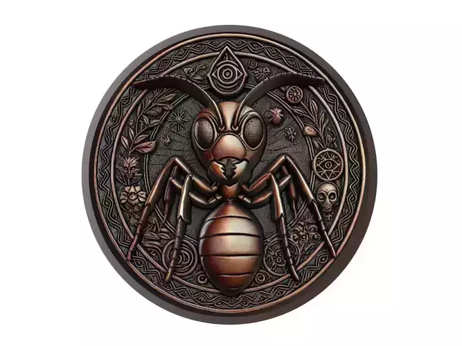 Ant Animal Medallion