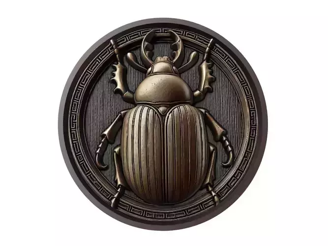 Beetle Animal Medallion
