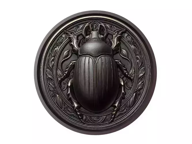 Beetle Animal Medallion