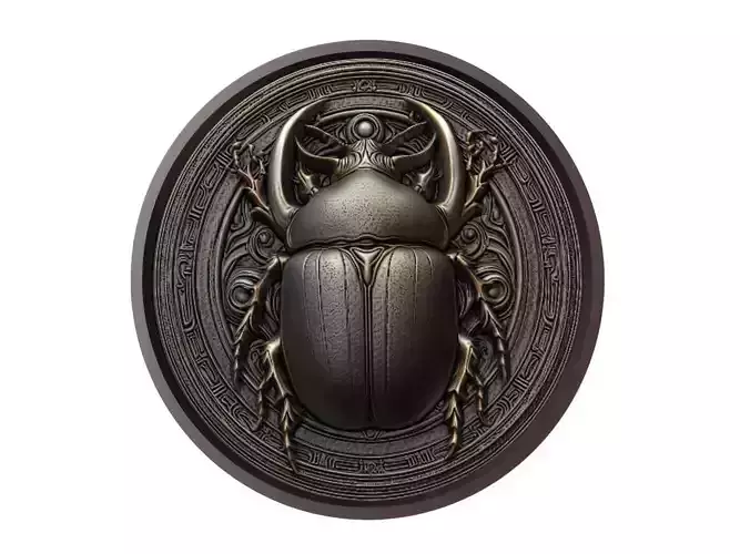 Beetle Animal Medallion