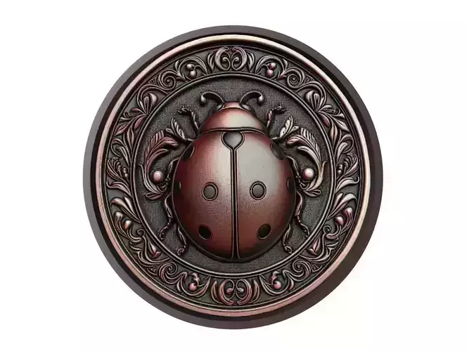 Ladybug Animal Medallion