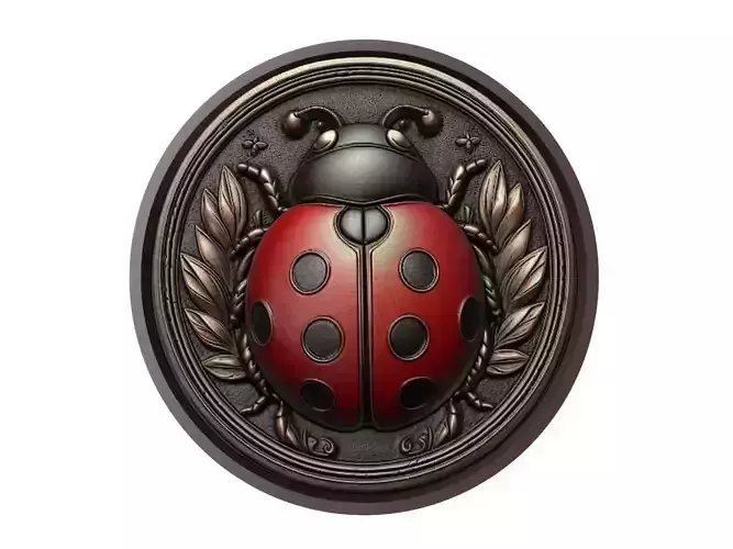 Ladybug Animal Medallion