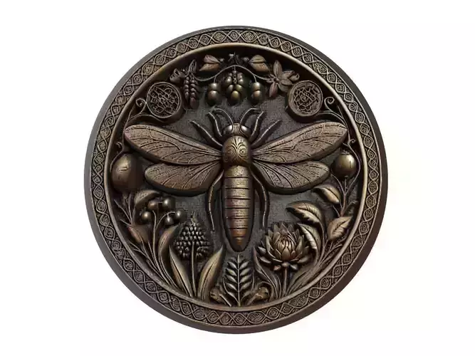 Firefly Animal Medallion