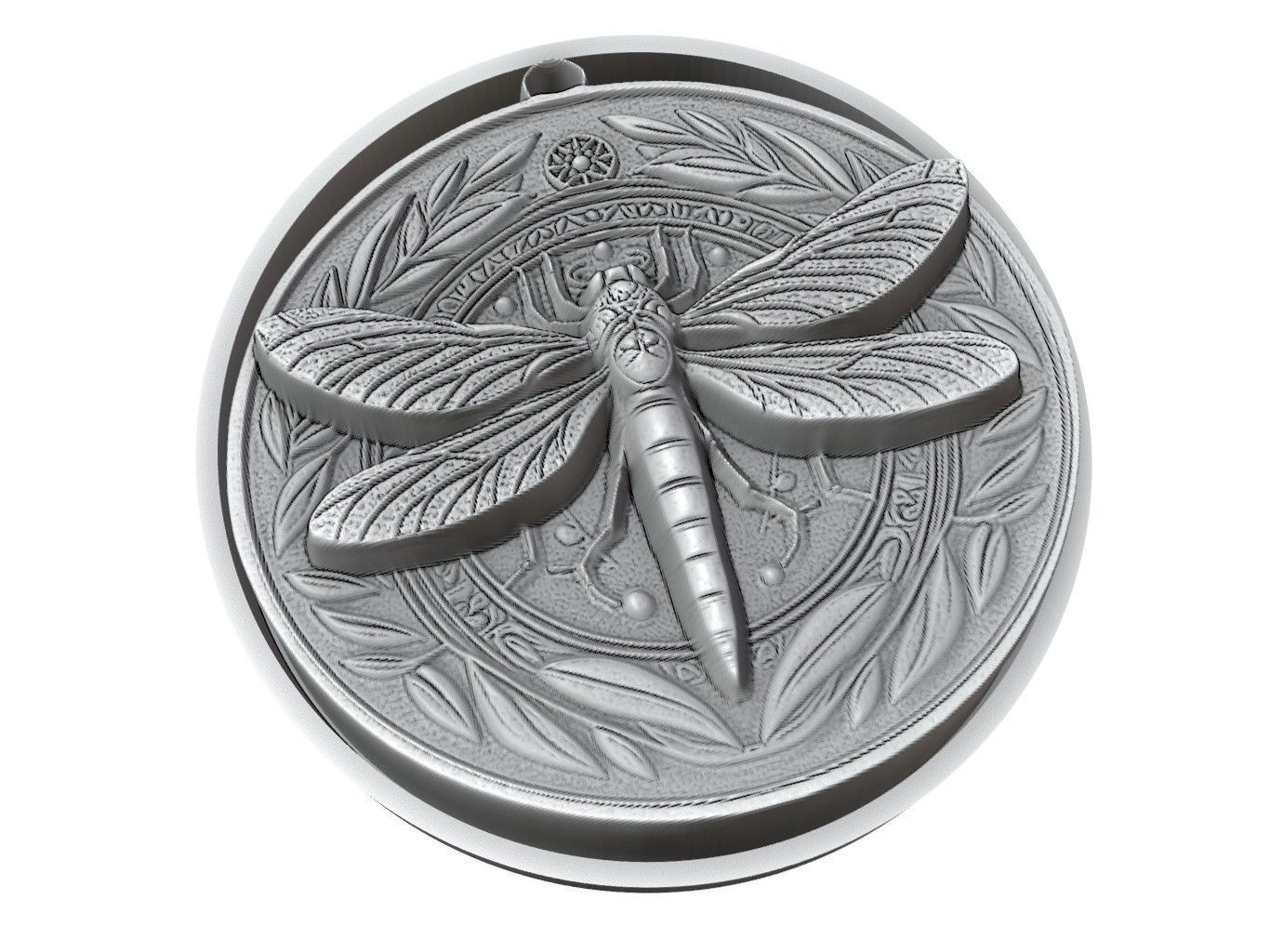 Firefly Animal Medallion 3D print model_3