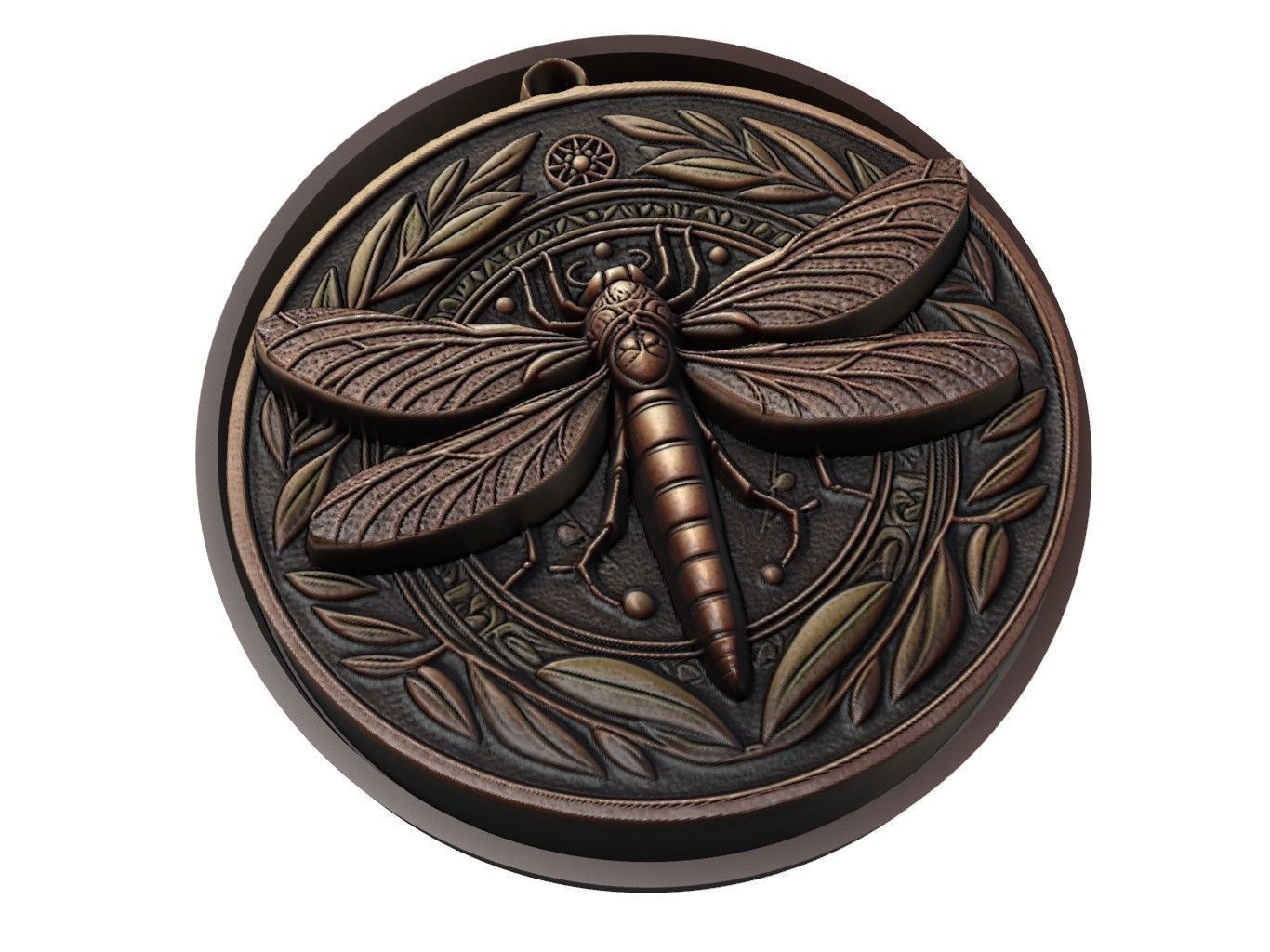 Firefly Animal Medallion 3D print model_1