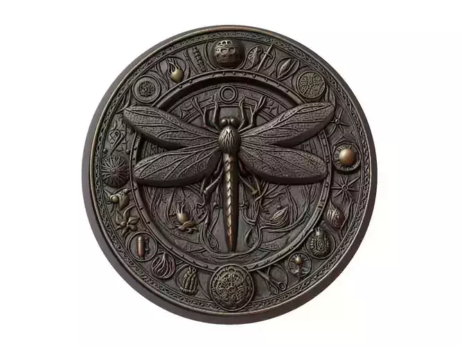 Firefly Animal Medallion