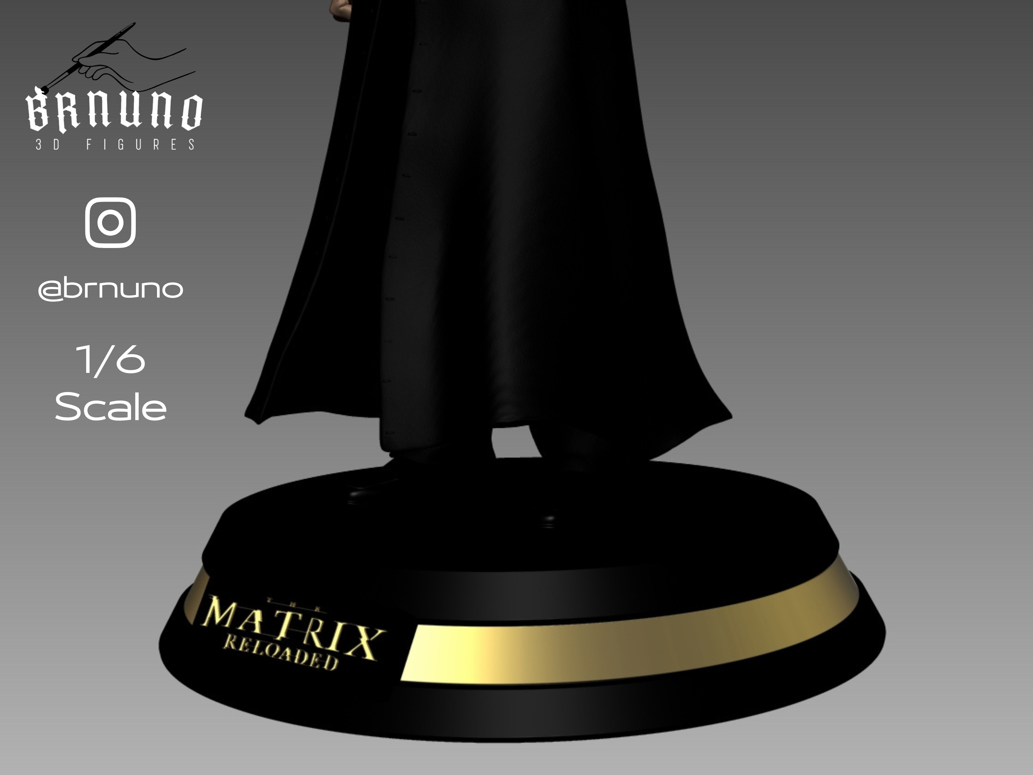 NEO MATRIX RELOADED - KEANU REEVES 3D print model_6