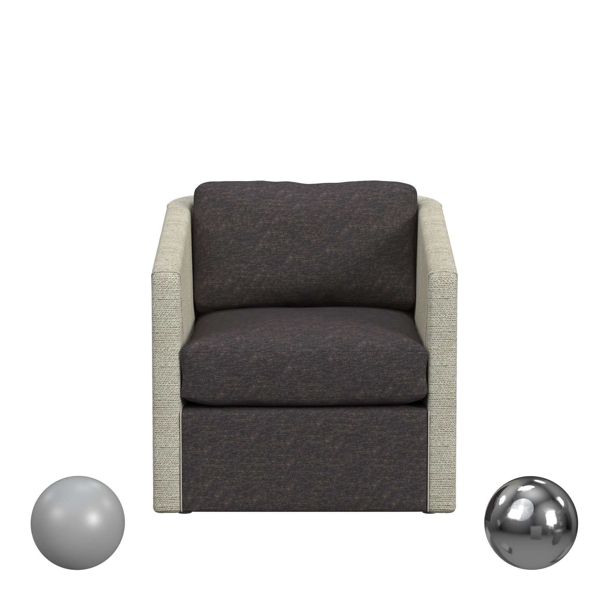 Carmine Lounge Chair 3D model_1