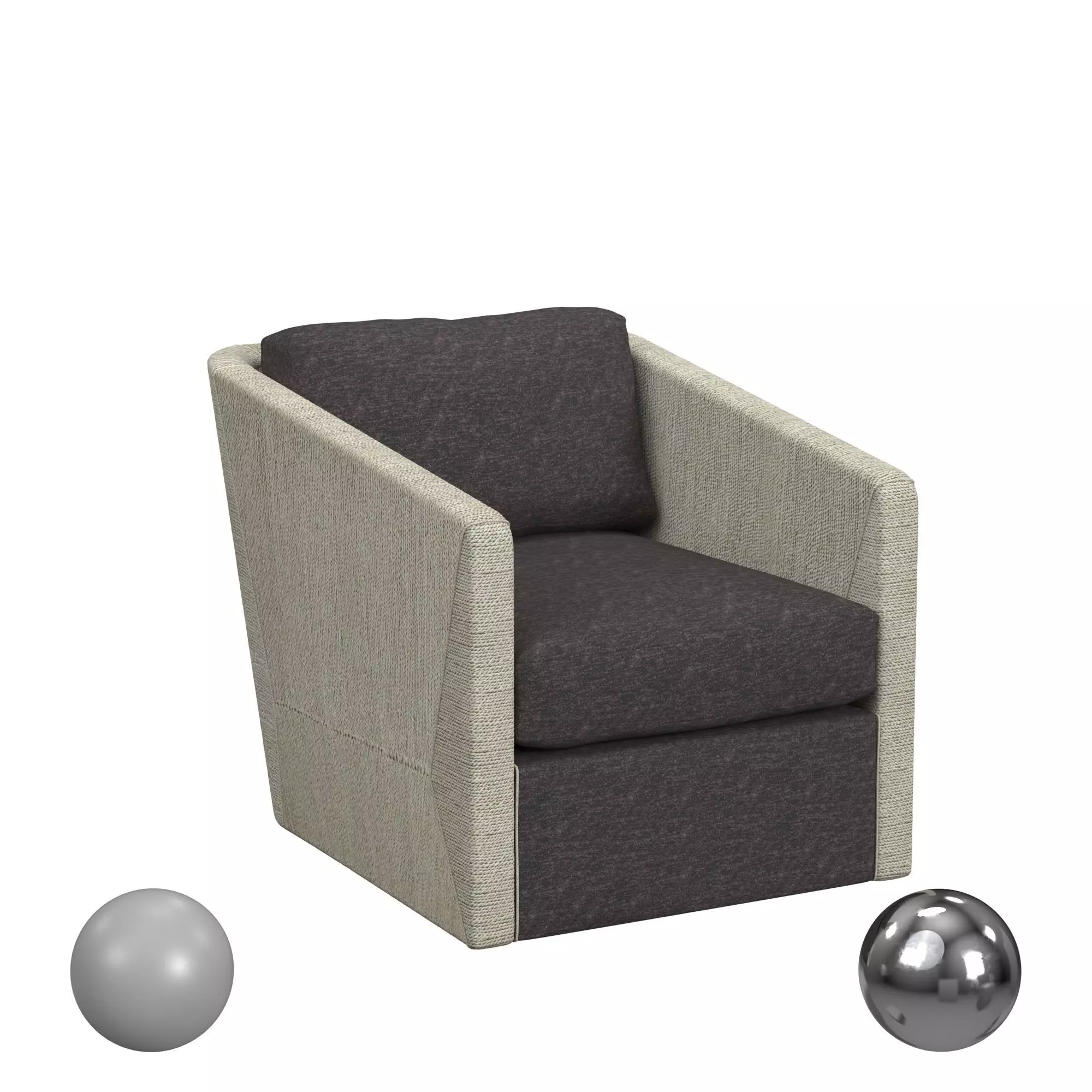 Carmine Lounge Chair 3D model_0