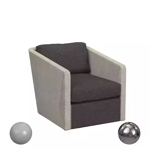 Carmine Lounge Chair 3D model