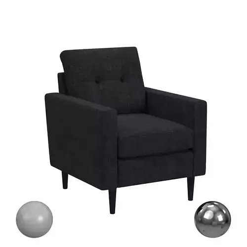 High Tuxedo Arm Chair