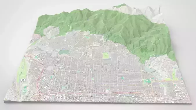 Cityscape Altadena Los Angeles County California United States