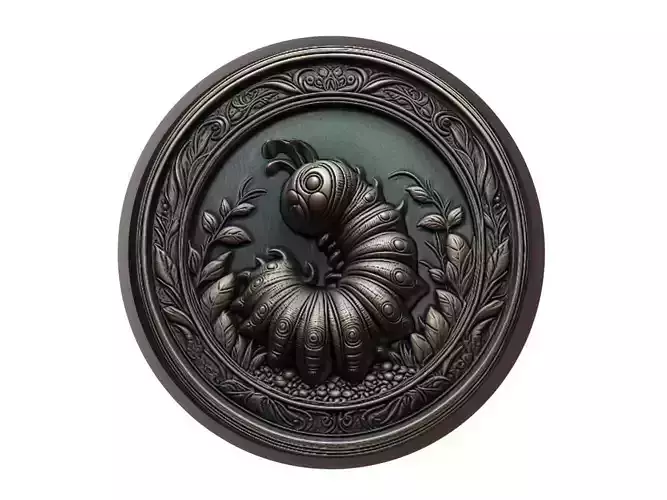 Caterpillar Animal Medallion