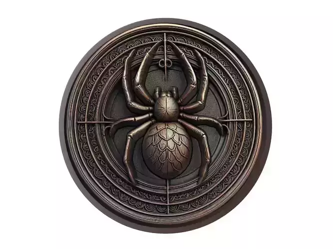 Spider Animal Medallion