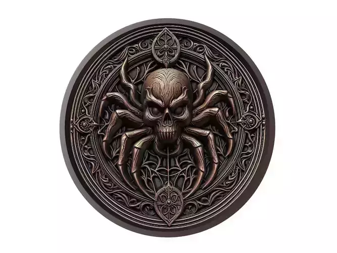 Spider Animal Medallion