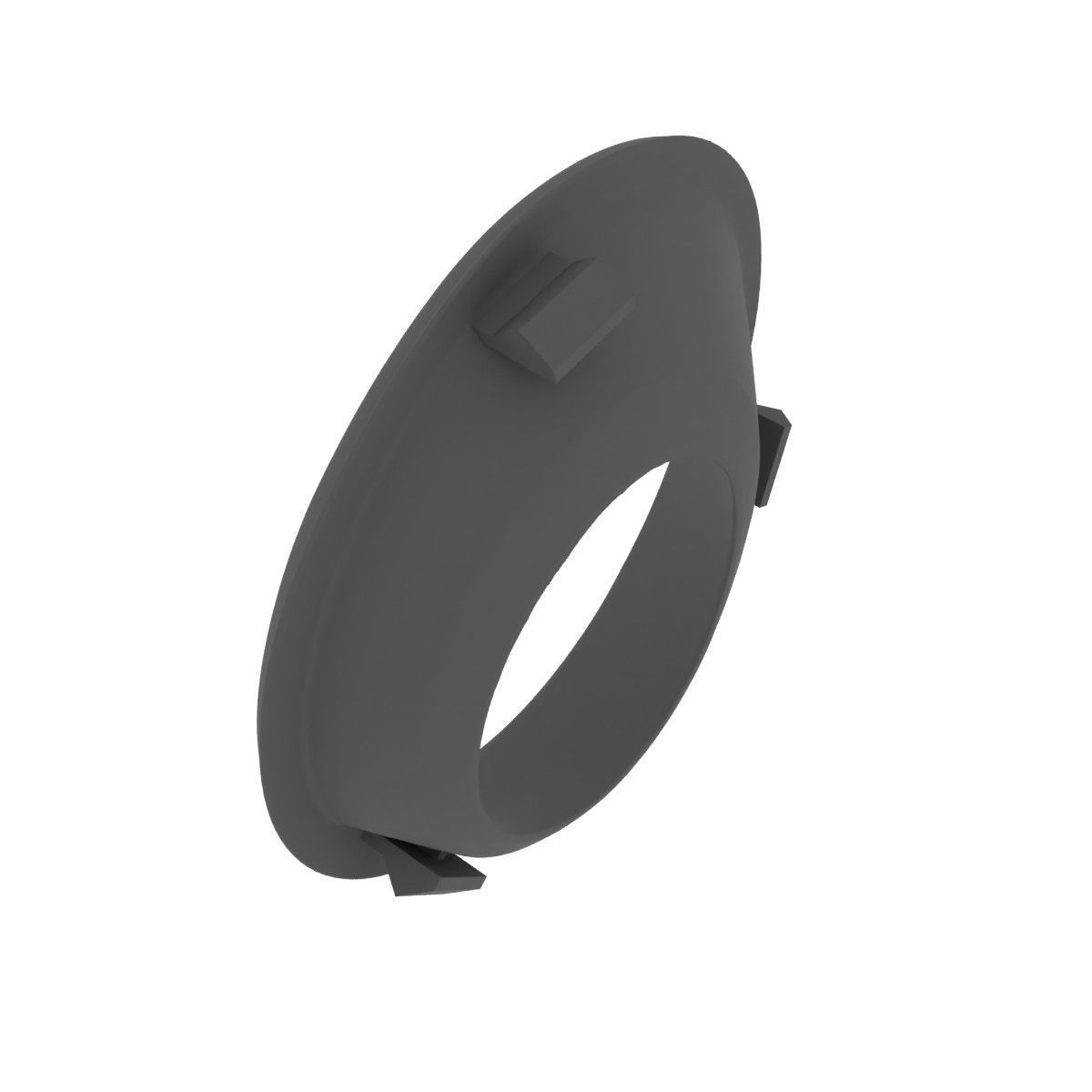 Inner right mirror cover for the Renault Sandero 8200815703 3D print model_3