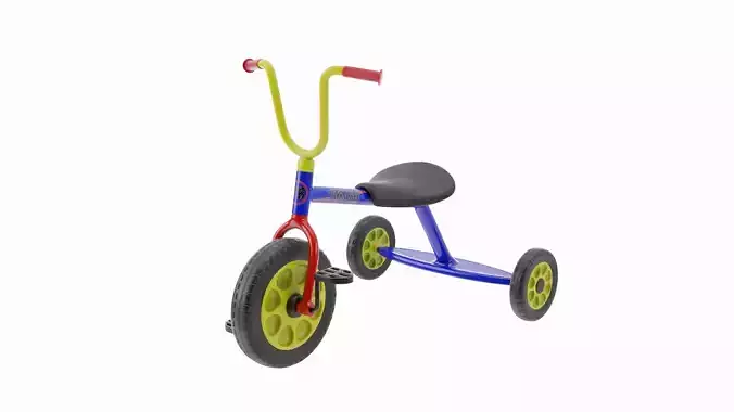 Turbo Bebe Tricycle 3D model Turbo Bebe Tricycle 3D model