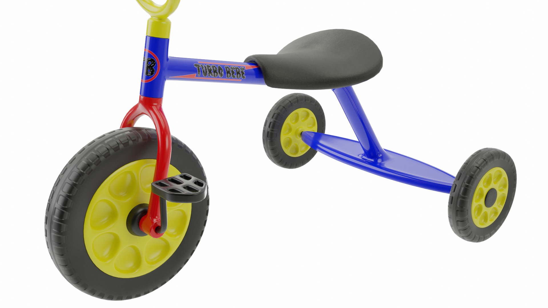 Turbo Bebe Tricycle 3D model_1