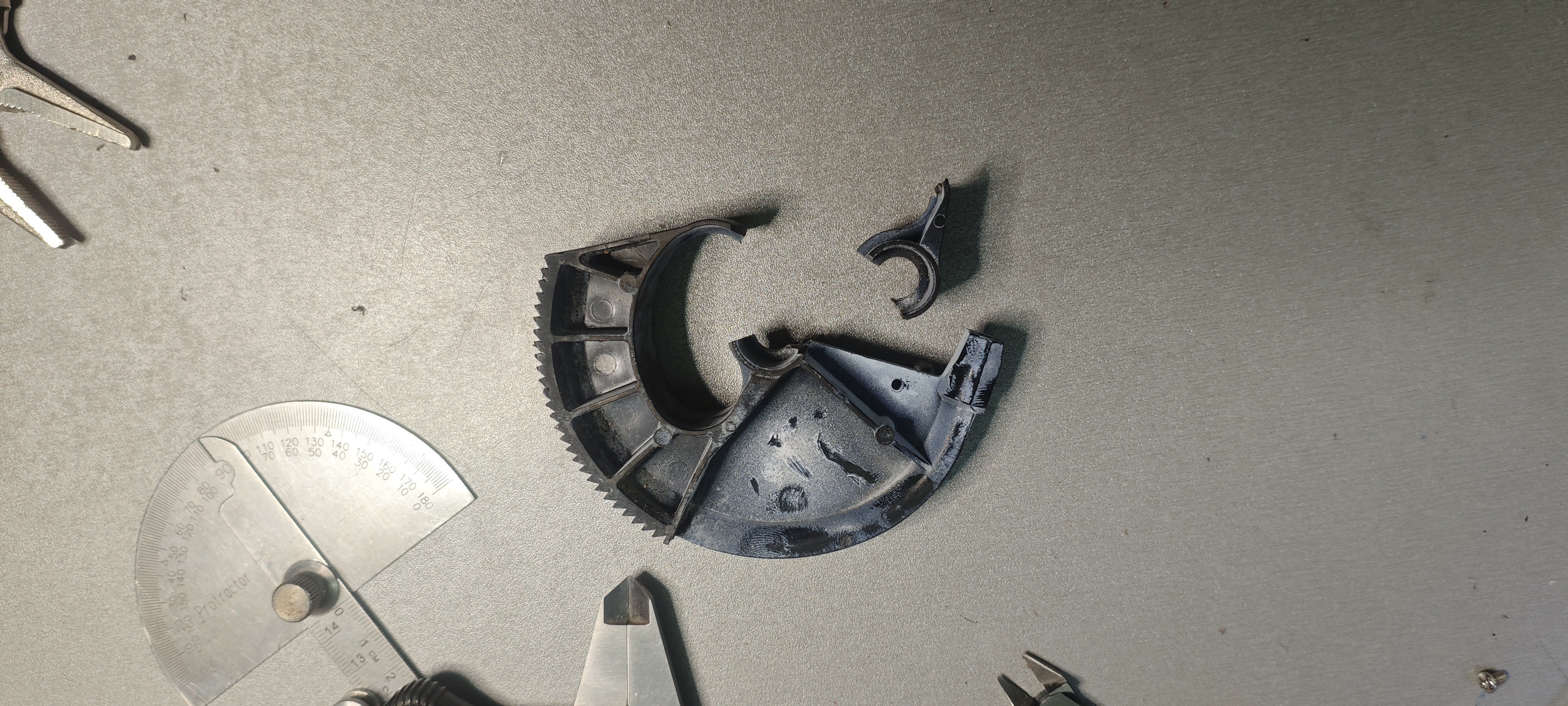 Clutch pedal repair kit Renault Clio II 7701470150 3D print model_3