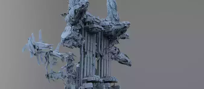 Cyberpunk asteroid base facility1