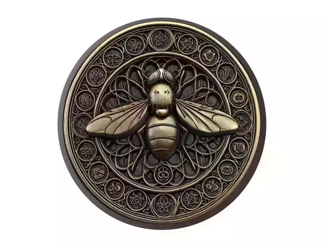 Fly Animal Medallion