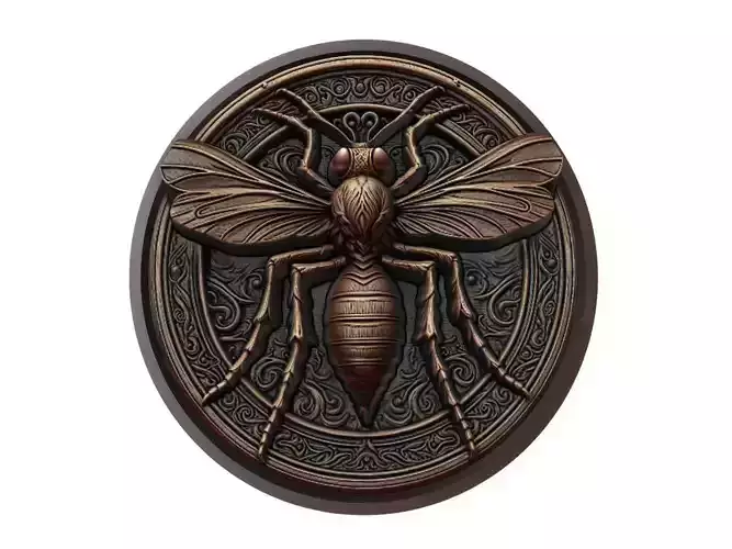 Mosquito Animal Medallion