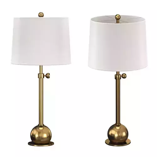 Marshall 1-light Vintage Brass Table Lamp 3D model