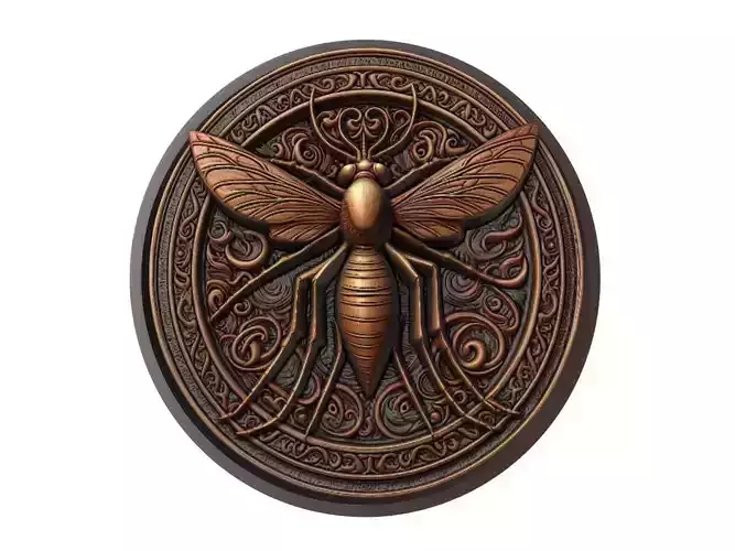 Mosquito Animal Medallion