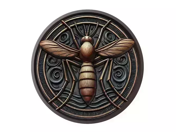 Mosquito Animal Medallion