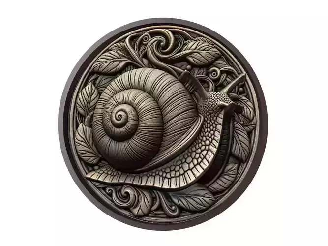 Snail Animal Medallion