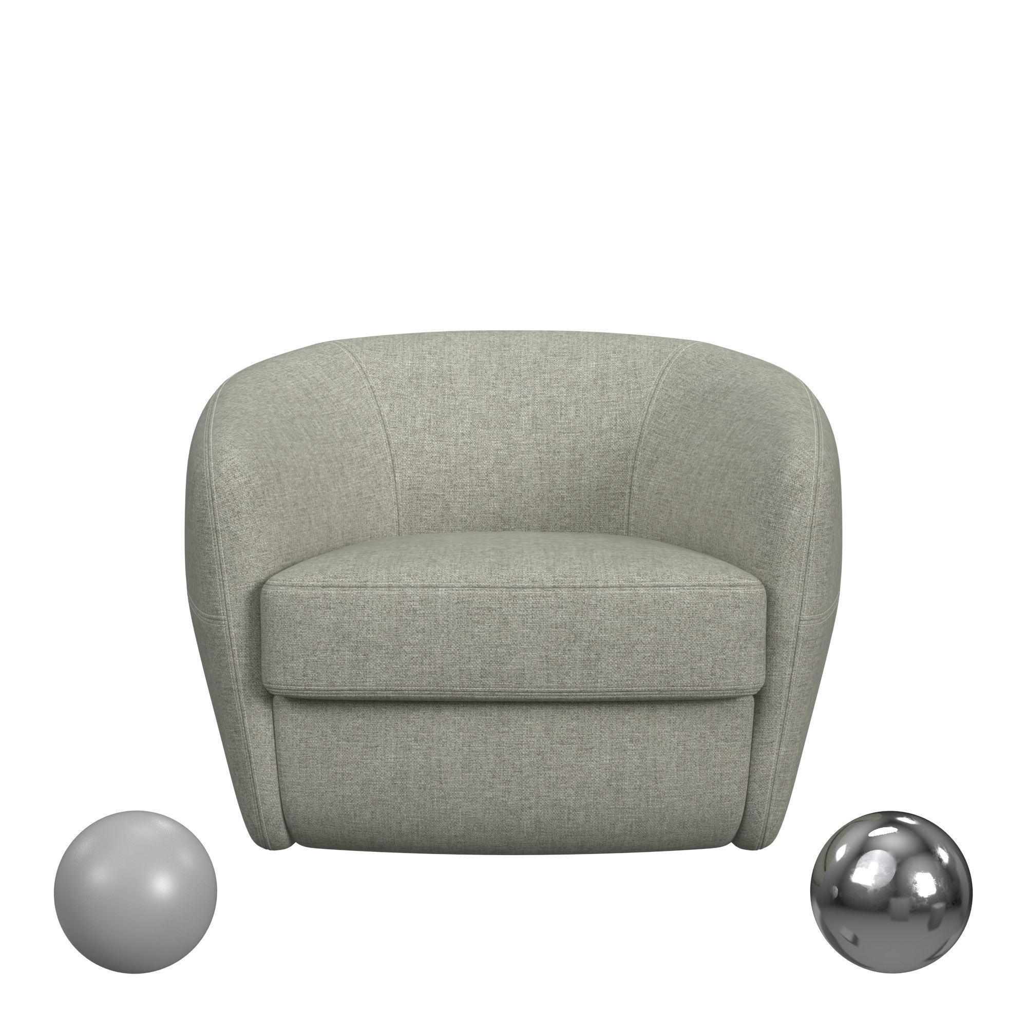 American Leather Berger chair 3D model_1