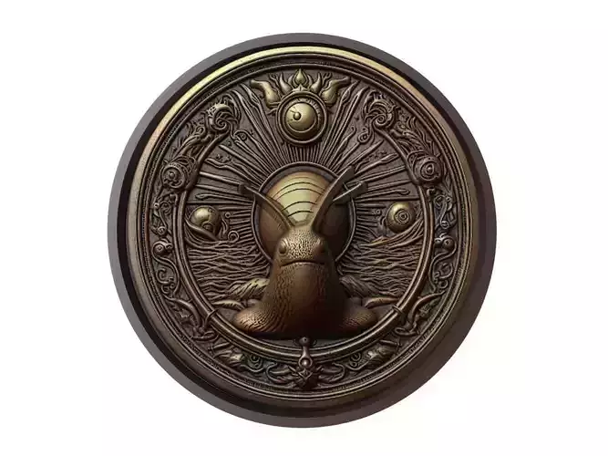 Slug Animal Medallion