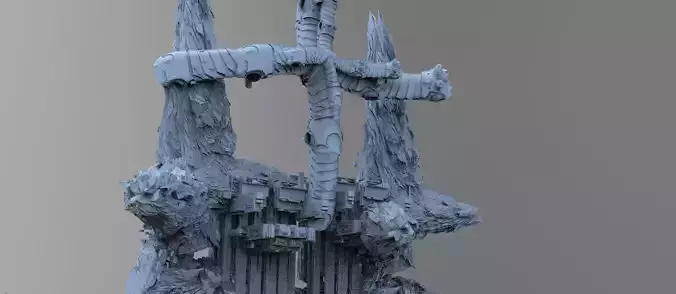 Cyberpunk asteroid grand towers 3