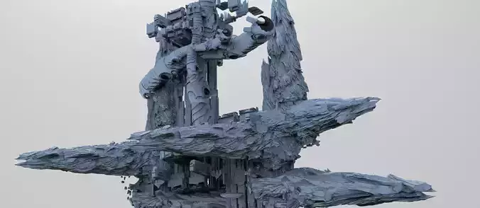 Cyberpunk asteroid grand towers 5