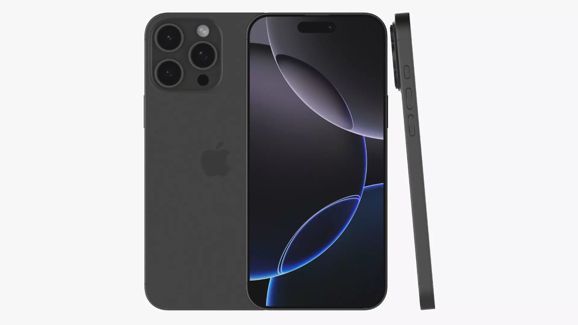 iPhone 16 Pro Max Black Titanium 3D model