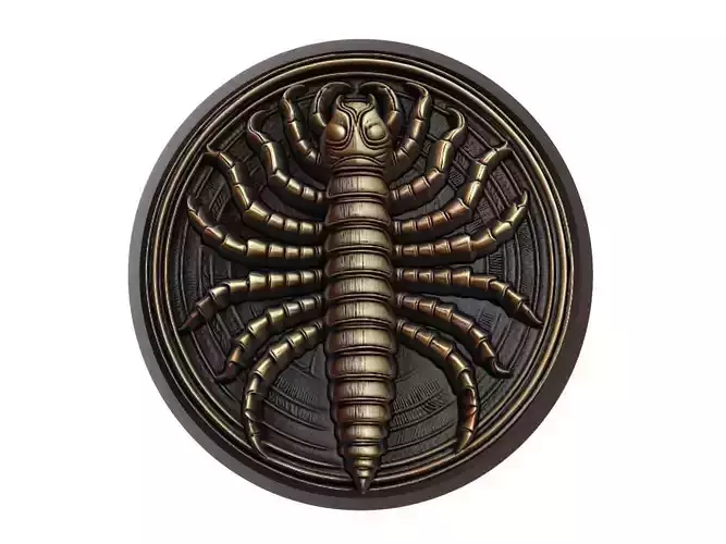 Centipede Animal Medallion