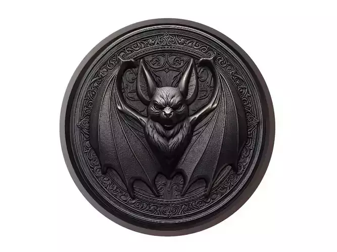 Bat Animal Medallion