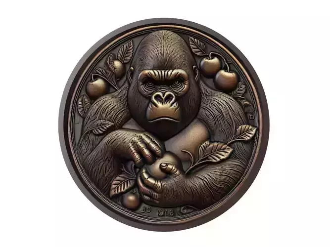 Gorilla Animal Medallion