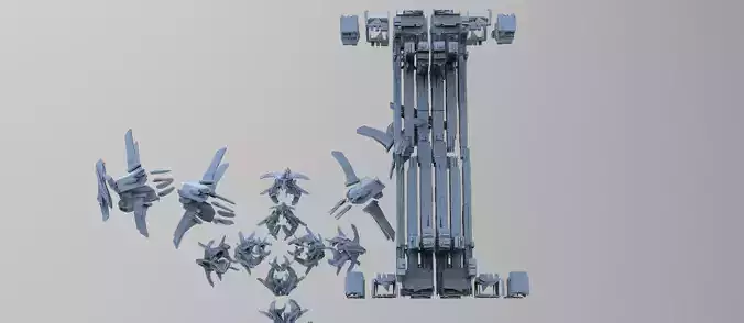 Cyberpunk asteroid grand towers 9