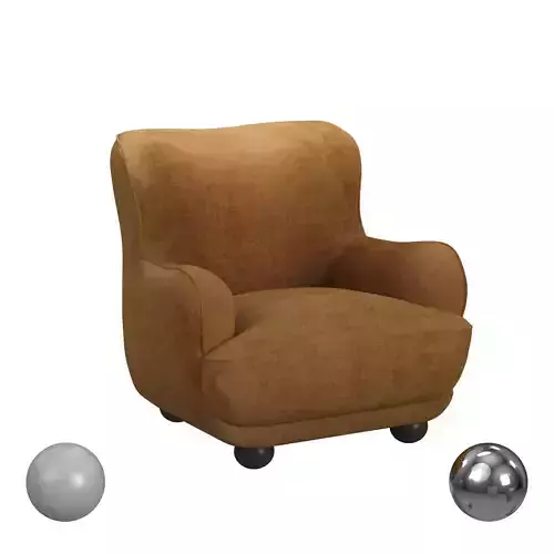 Penelope Upholstered Accent Chair Amber