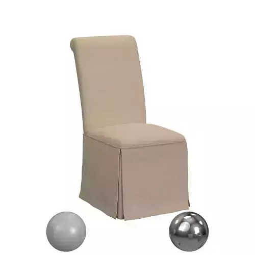 Coaster Furniture Upholstered Skirted Parson Dining Side Chair