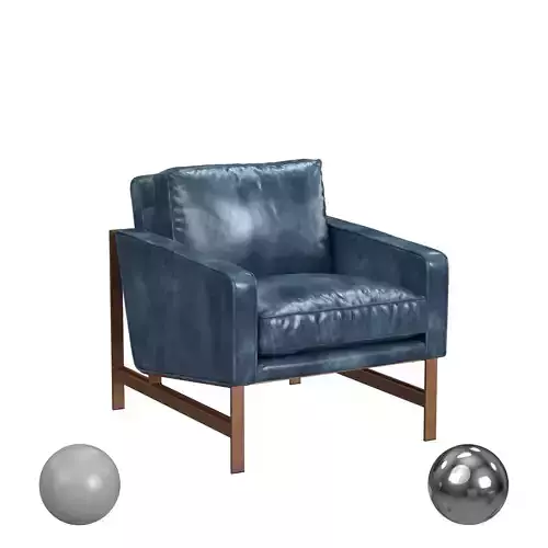 Chazzie Club Chair Ocean Blue