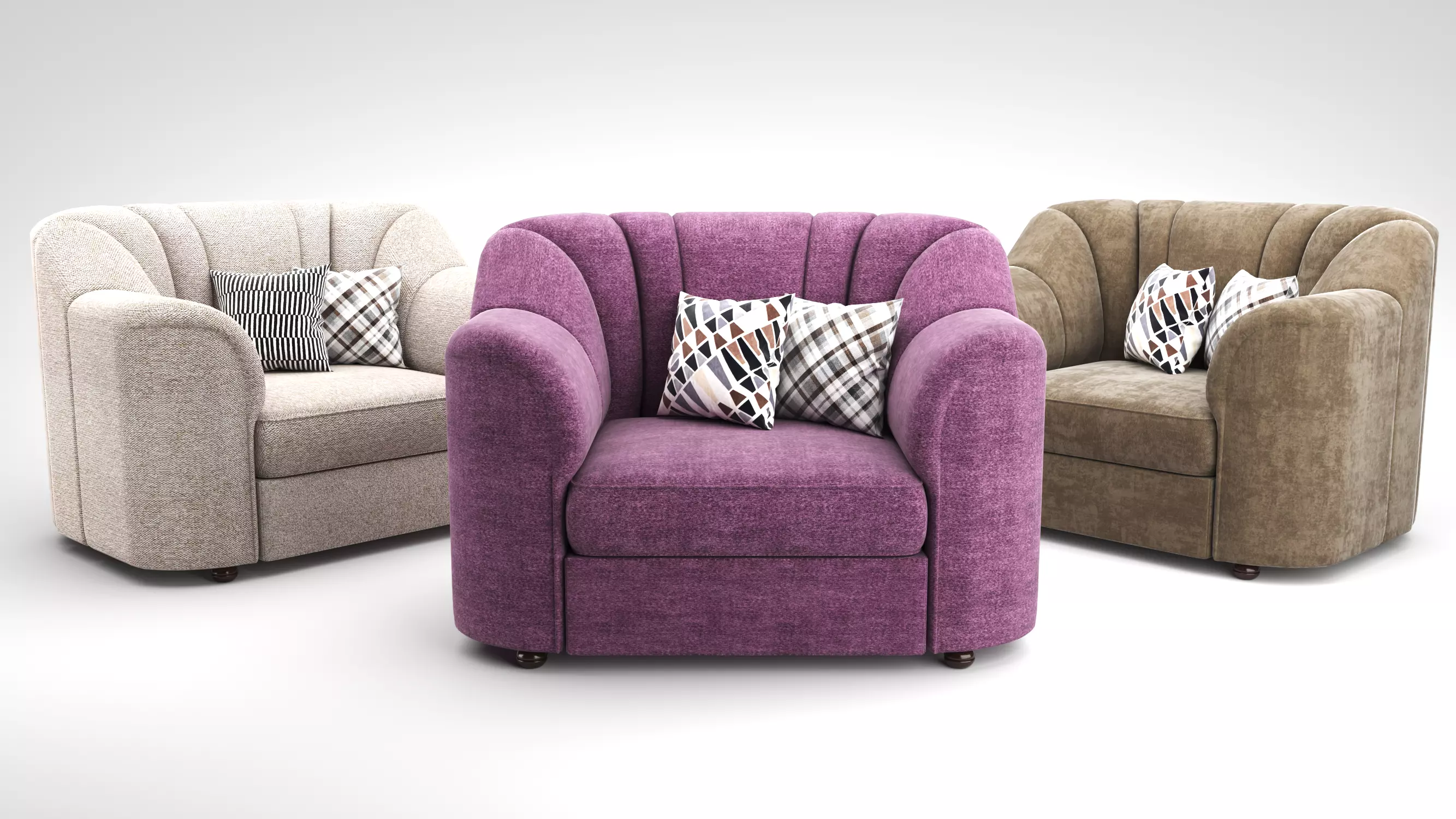 Luxurious Relaxation Chair FSo001B 3D model_0