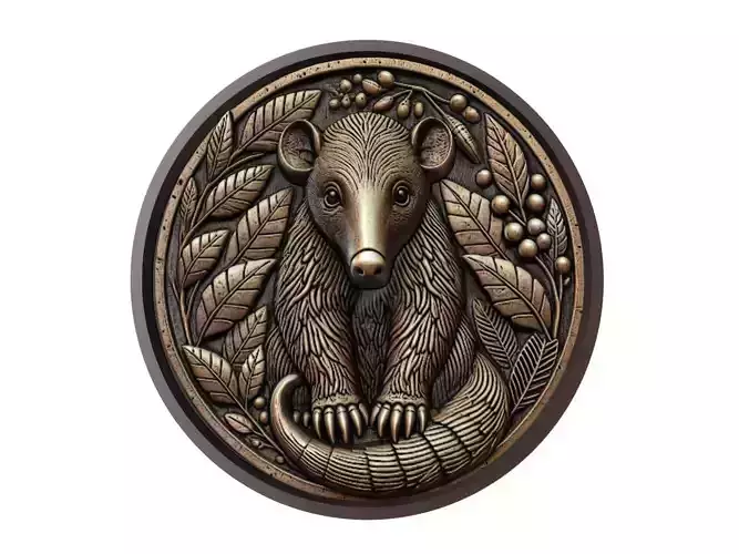Anteater Animal Medallion